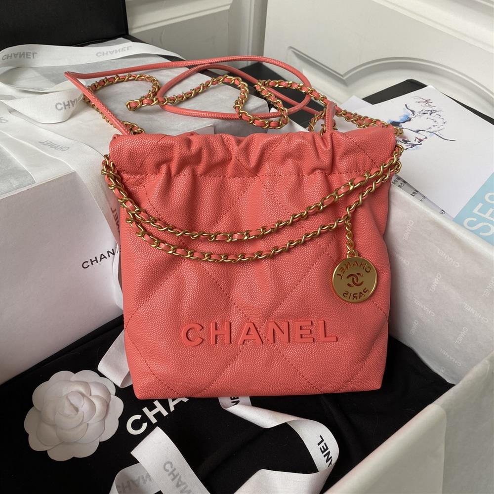 Chanel23BAS3980 particles Chanels mini 22 hit Red HeartThe bag accessories of Chanel Goose will al