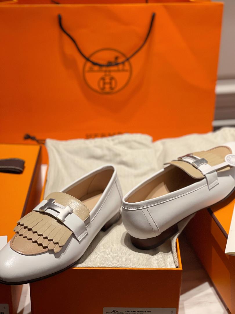 Hermes fl HERMS takes the classic to the extreme in PariS Lefu shoesAuthentic grade can pass c