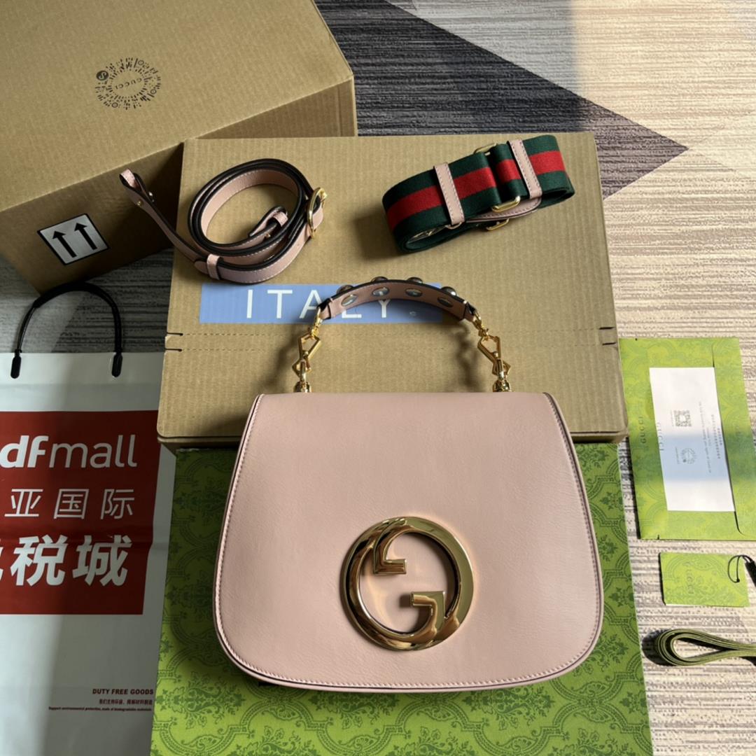 Comes with a complete packaging Gucci Blondie series small tote bag The new series selects brand