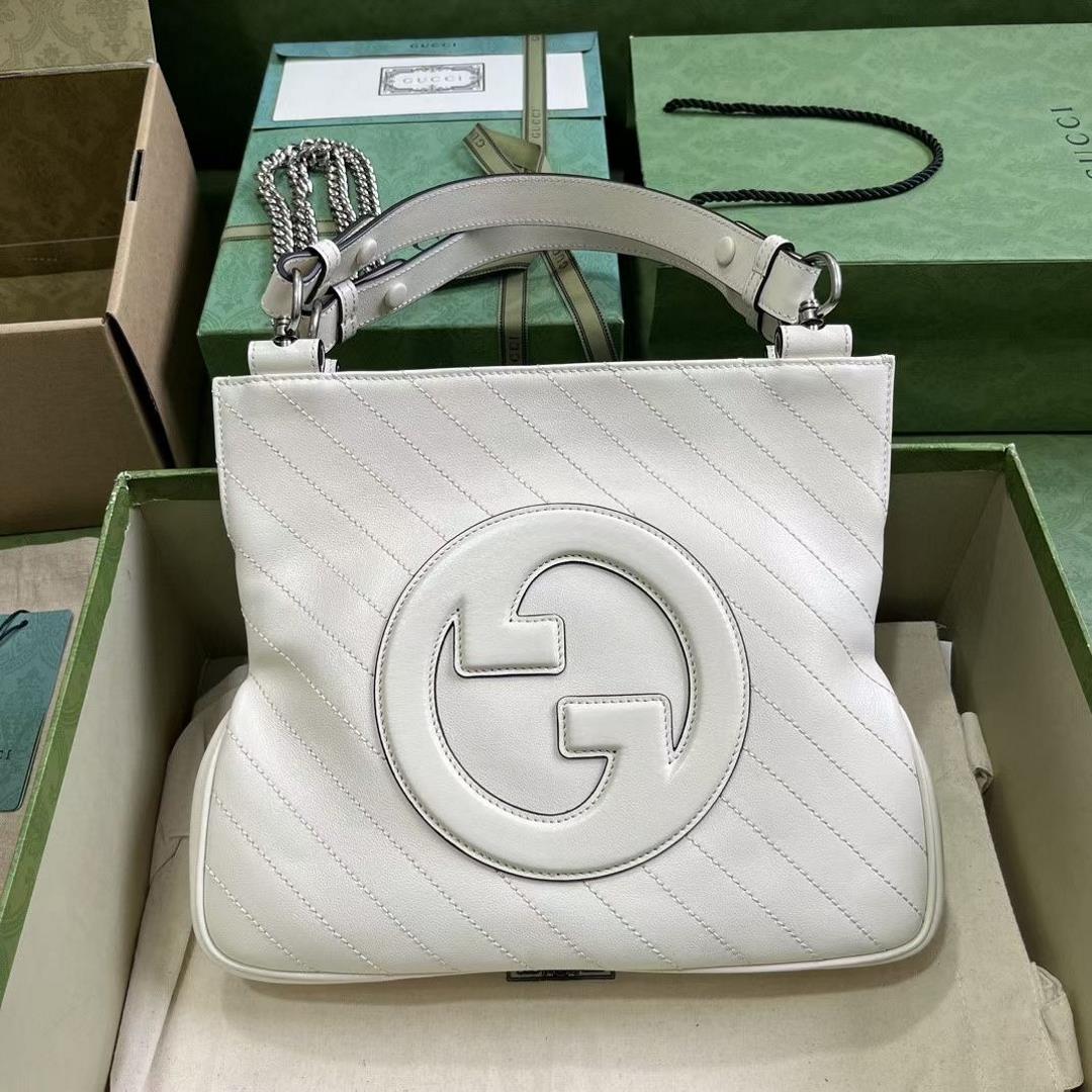 Gucci Blondie series small tote bag Originating from the brands collection design the circular in