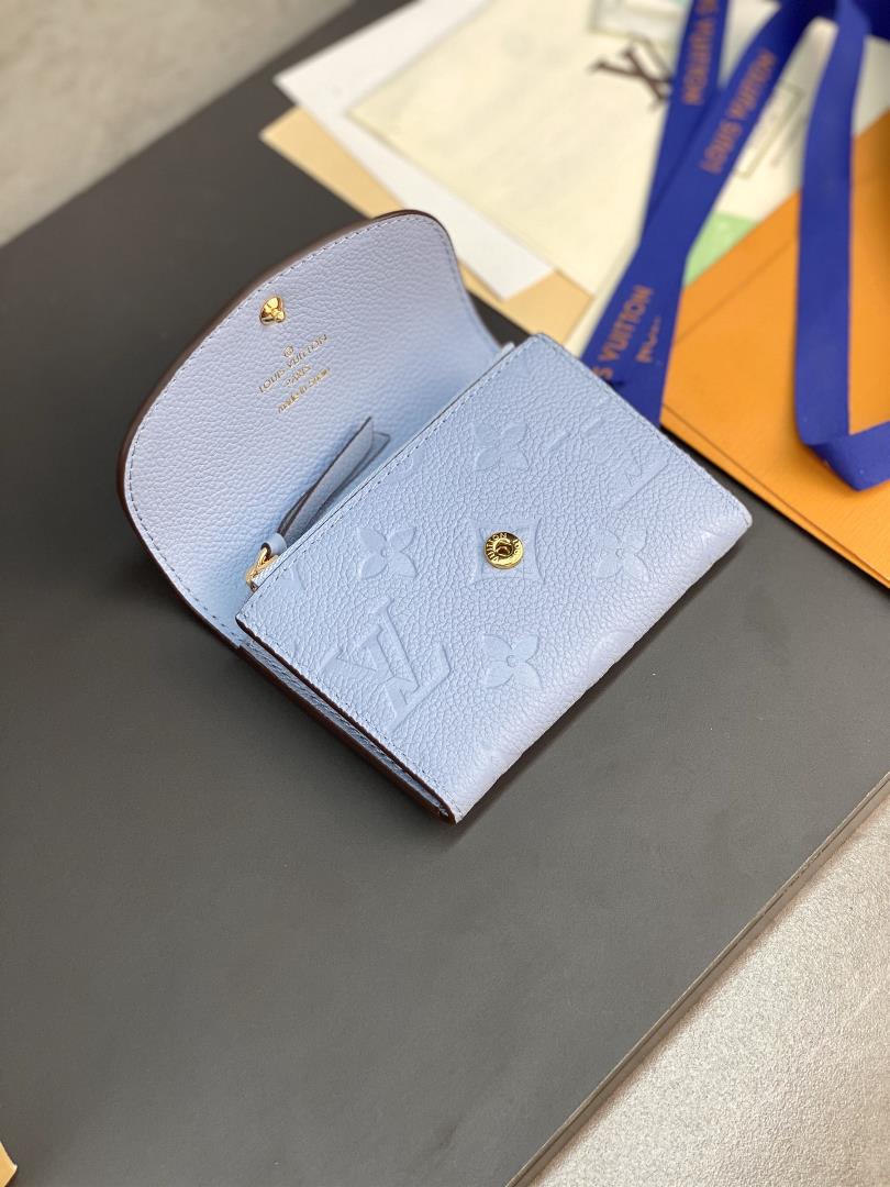 The M81923 Haze Blue Womens Zero Wallet Card Bag is small and exquisite yet extremely pr