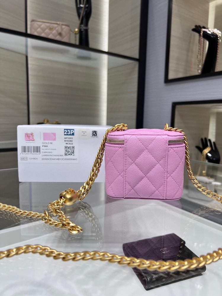 The Chanel Bag AP3203Y with its double C embossed logo is the epitome of timeless elegance