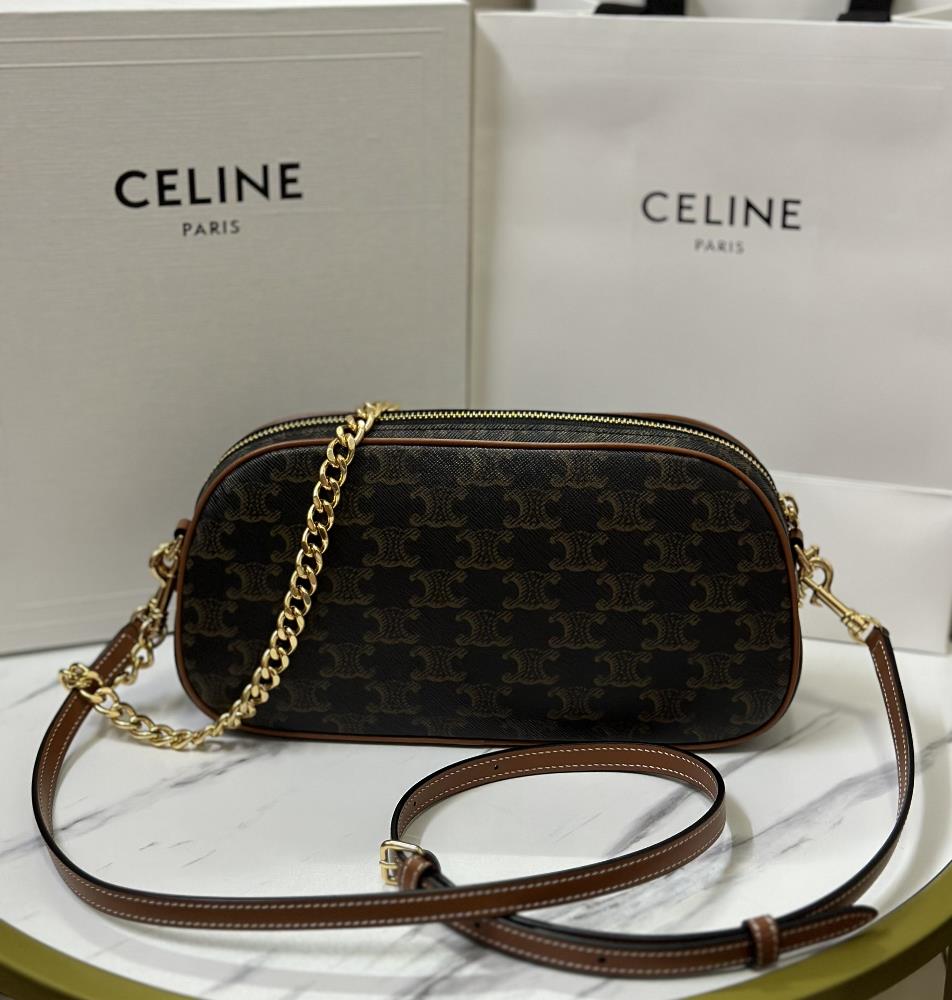 New product launchCE chain pack is newCeline 23s new MULTI logo printed cow leather handb