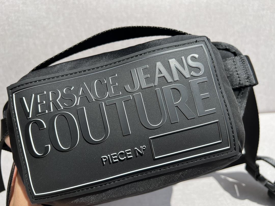 Original order  Versace Jeans Couture New Mens Nylon Breast Bag Waist Bag Versace sub br