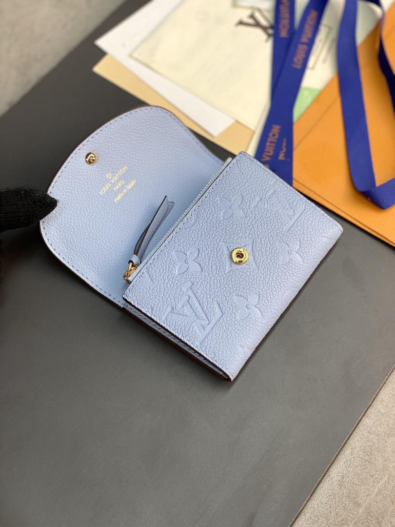 The M81923 Haze Blue Womens Zero Wallet Card Bag is small and exquisite yet extremely pr