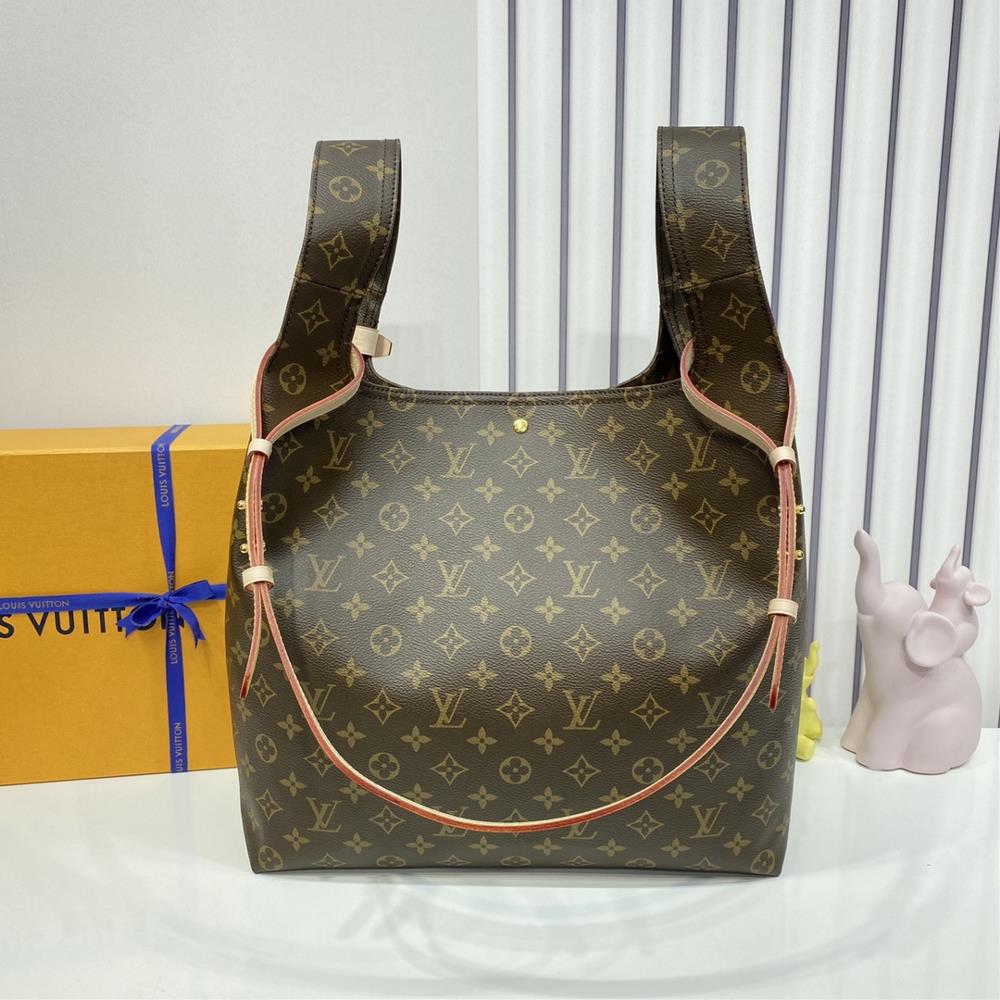 The elusive charm of the LV Bag M46817 Atlantis Large Handbag has captivated fashion conno