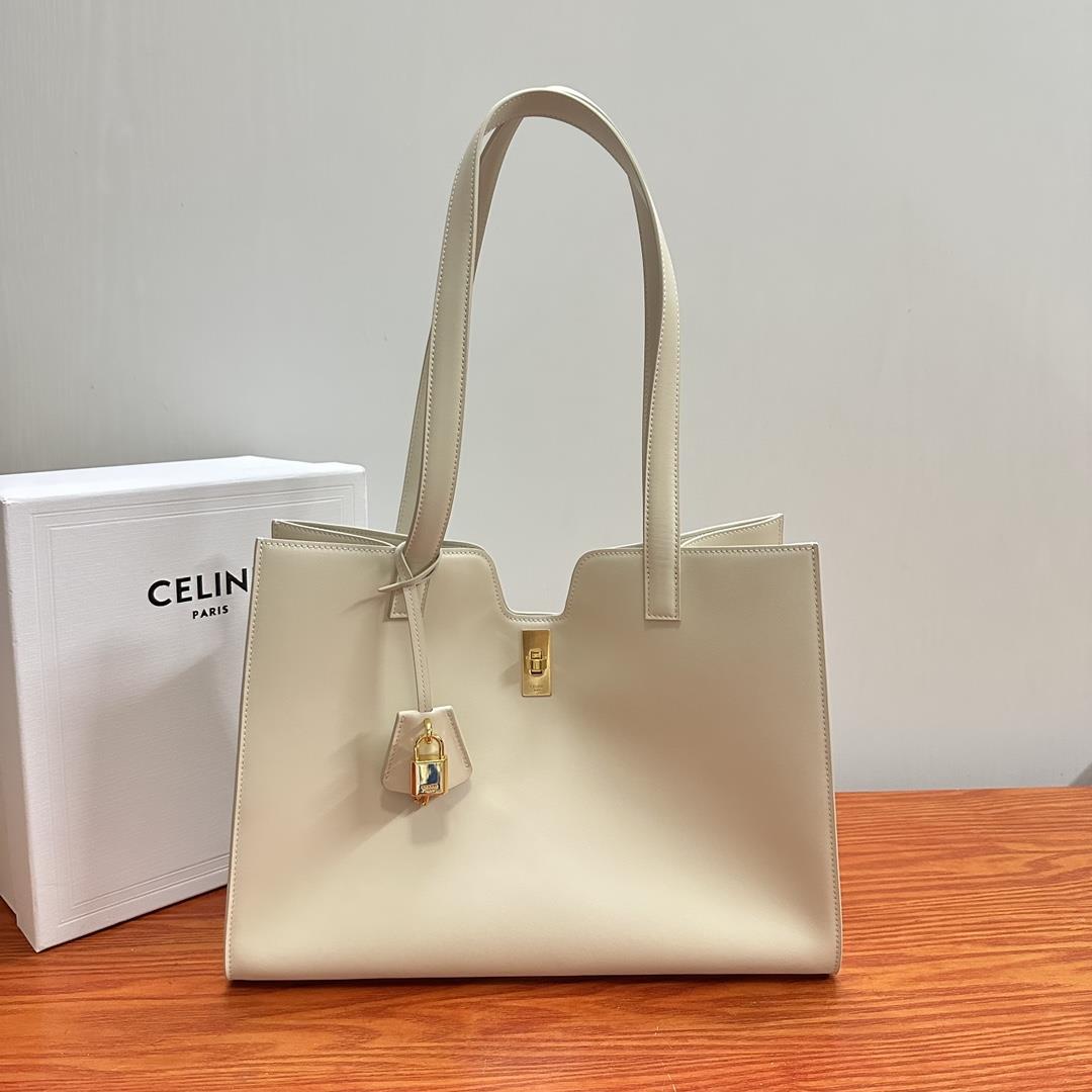 New products in stockThe Celine 2023 new Cabas brand new 16 series Tote big Tote bag has a simple op