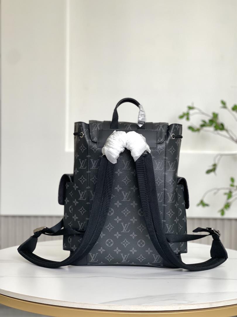 M41379 Black Flower Small32 x 39 x 12 cmLength x Height x WidthMonogram Eclipse Reverse coated