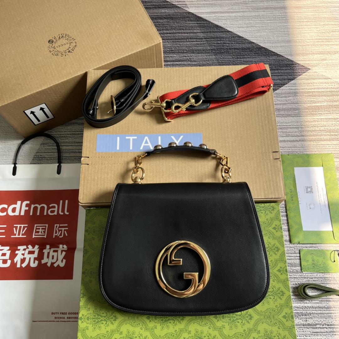 Comes with a complete packaging Gucci Blondie series small tote bag The new series selects brand