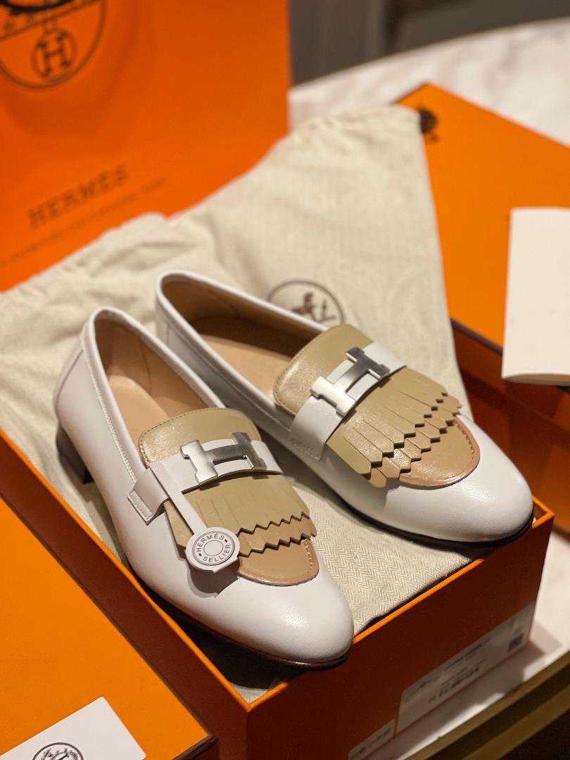 Hermes fl HERMS takes the classic to the extreme in PariS Lefu shoesAuthentic grade can pass c