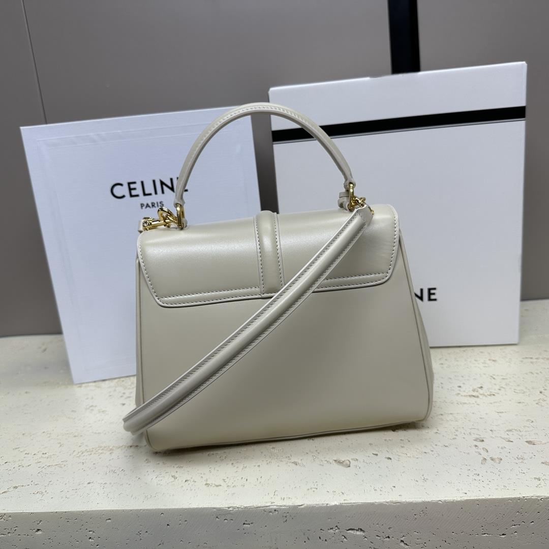 Celines new classic StraP16 handbag is made of highquality cowhide leather with sheepskin lini