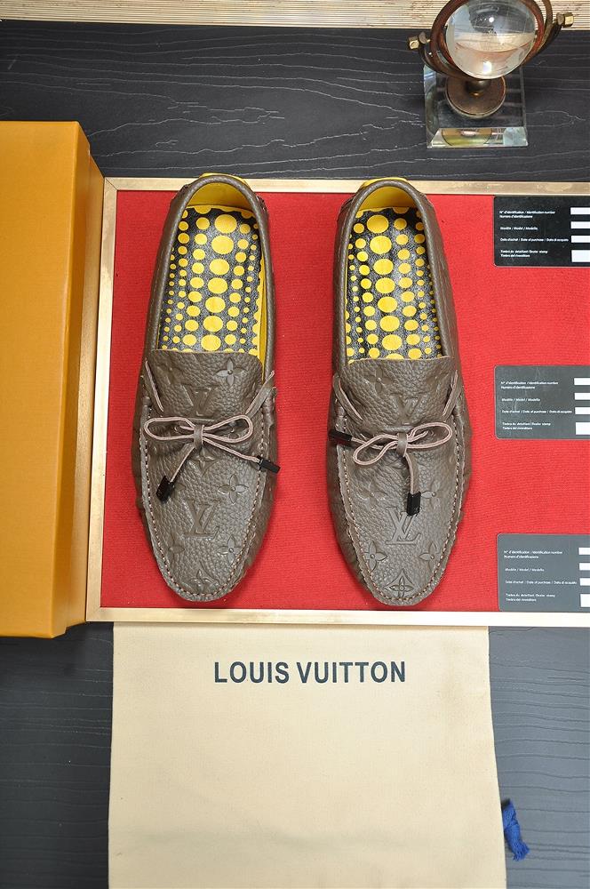 LV Shoes Doudou Shoes Imported Original Water Dyed Cowhide A Fashionable Statement