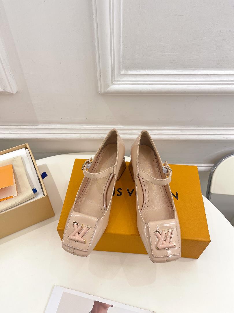 lv louis vuitton 2023 early spring new top version counter the last folk fang tou single single shoe