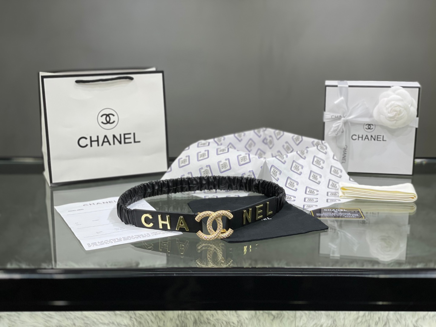 buy and get free picture counter latest full package
Width 30mm
chanel cc rhinestone metal logo