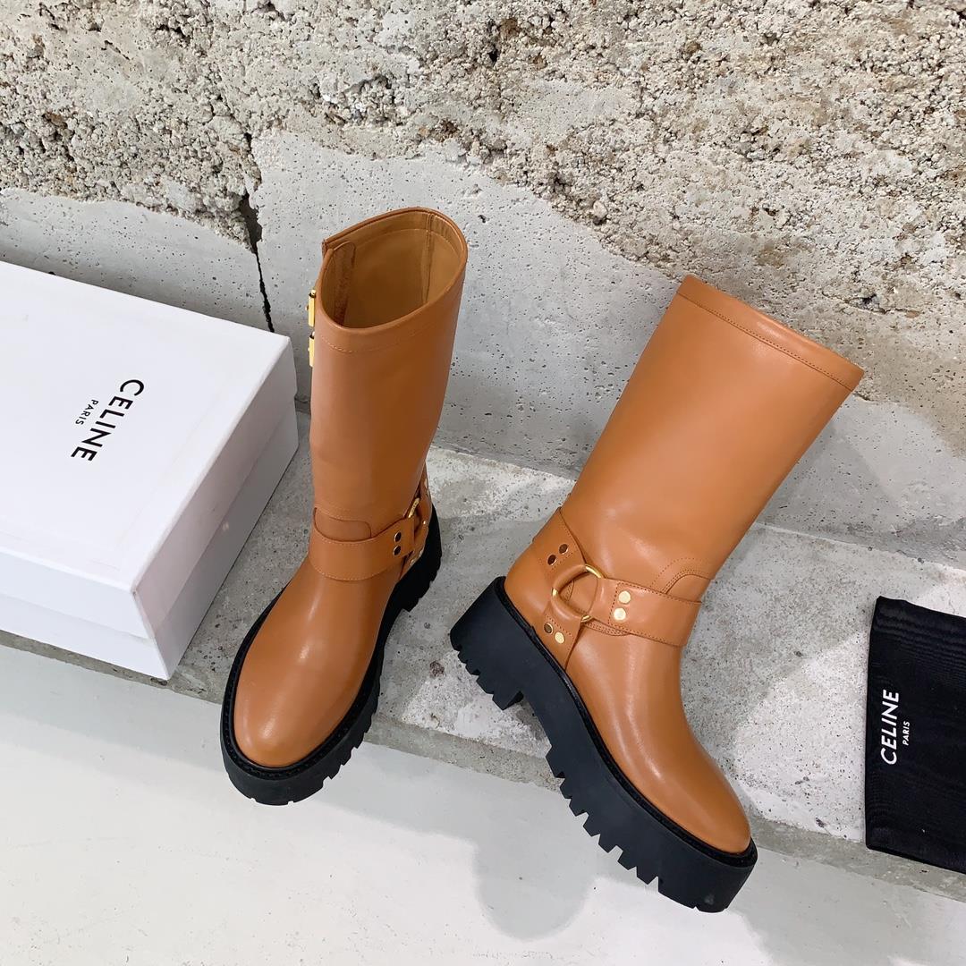 The Celine runway motorcycle boots are simple stylish stylish and durable making them a timele