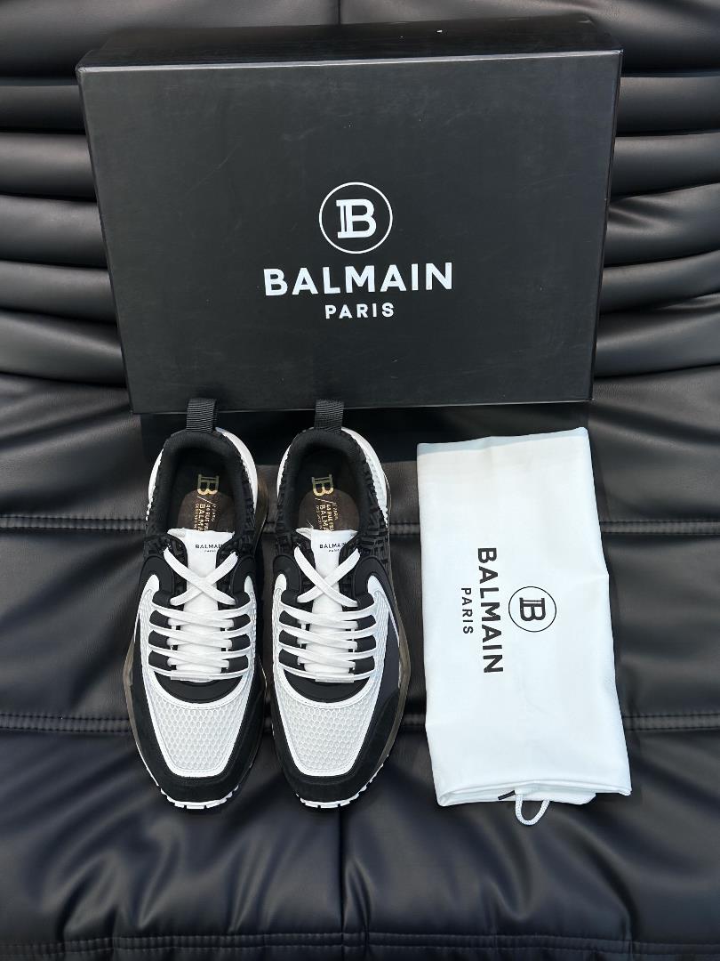 Balmain Balmans new air cushion sports shoes mens low top sports shoes purchase the or