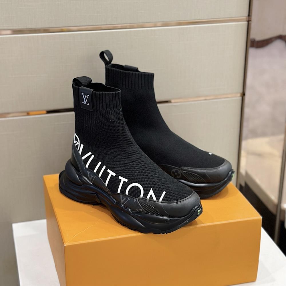 lv shoesrun55High Top Sneakers