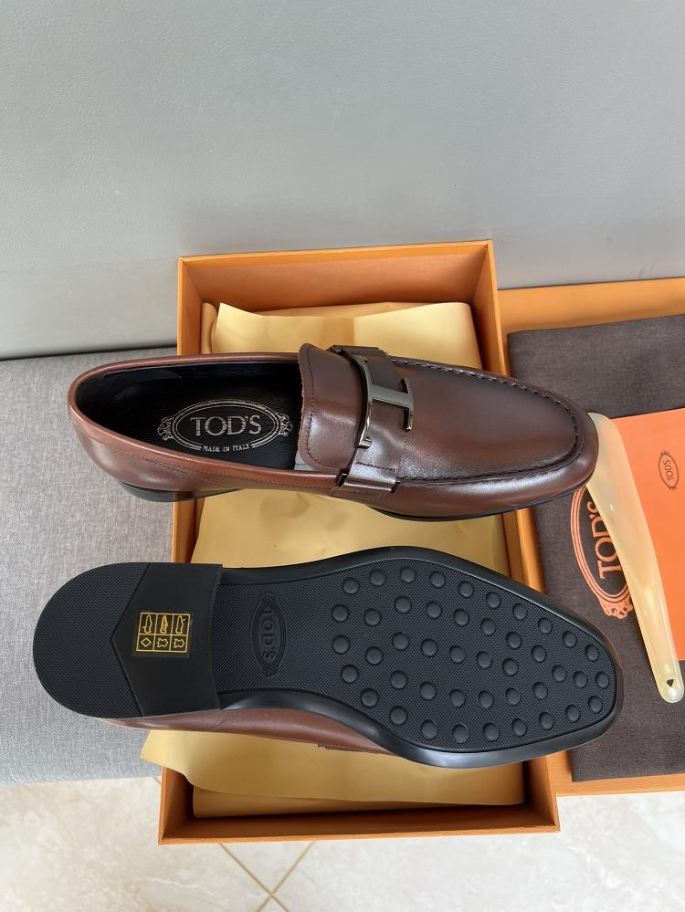 Qiangqiangqiang Original Development Tods Todds Casual Leather Shoes Cover Footwear Counter New Synchronized Exquisite Handmade Sewing Details compara