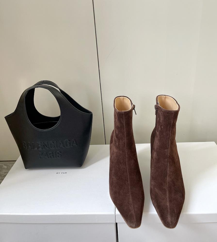 Byfar Shoes Horse Oil Face Leather and Slim Short Boots The Ultimate Fashion Statement