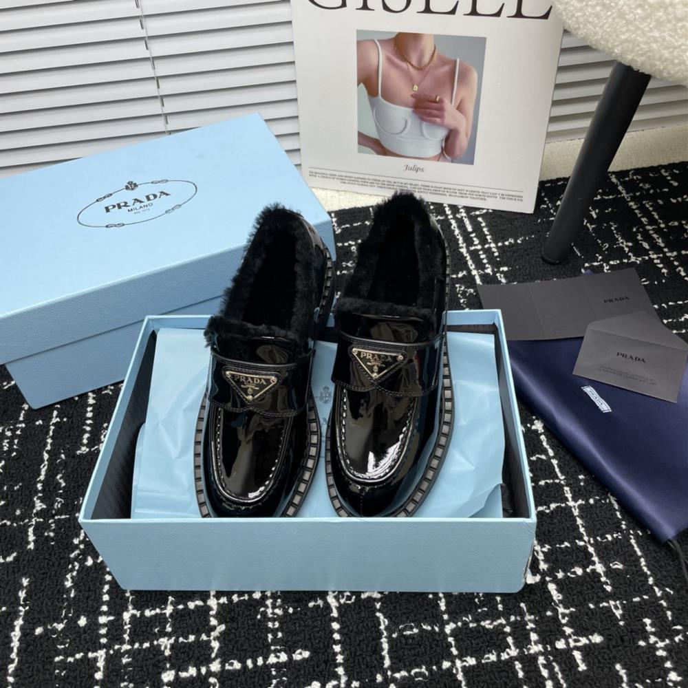 Prada shoesthick sole Lefu shoes