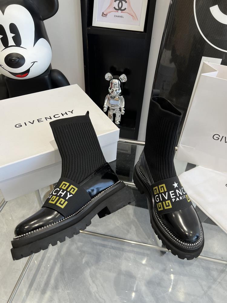 The meticulous craftsmanship and attention to detail that characterizes Givenchy shoes wer