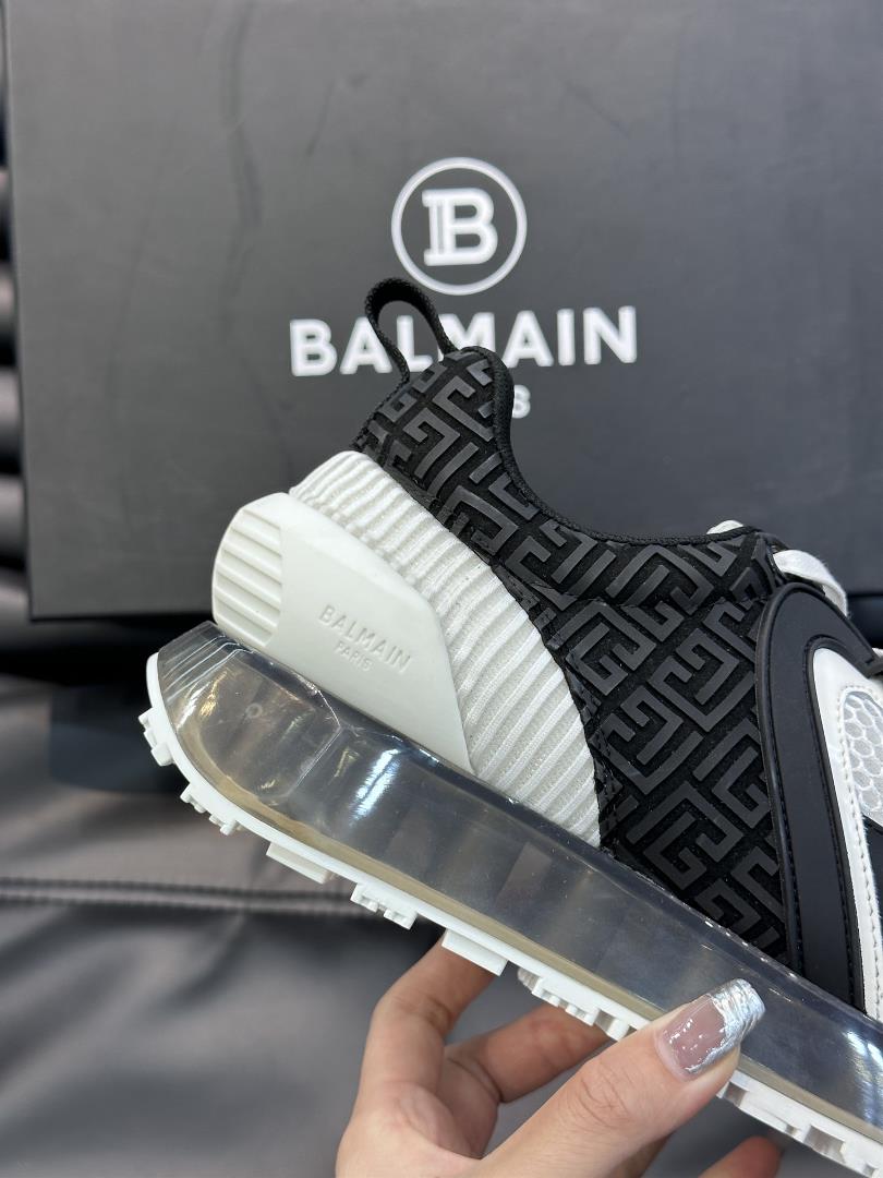 Balmain Balmans new air cushion sports shoes mens low top sports shoes purchase the or