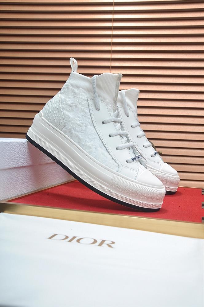 What sets the WalknDior embroidered sneakers apart is their attention to detail From th