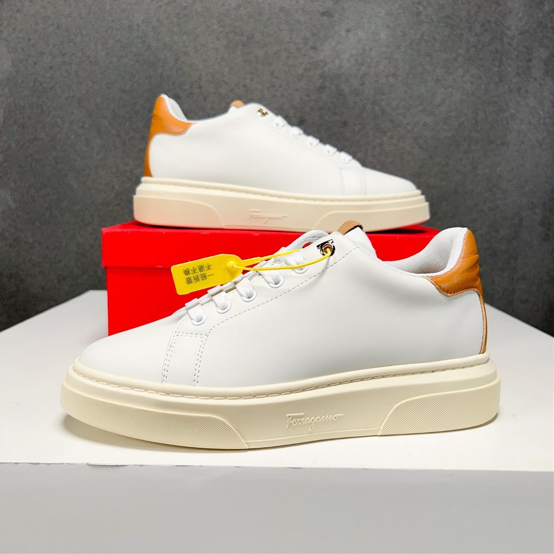 salvatore Ferragamo SpA 2023 mens new casual sneakers are fashionable sporty charmin