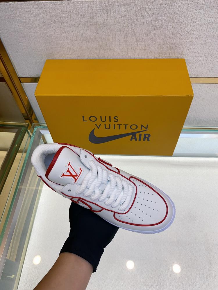 The Louis Vuitto x Nike Co branded Cool Couple casual sneaker features an unbeatable color