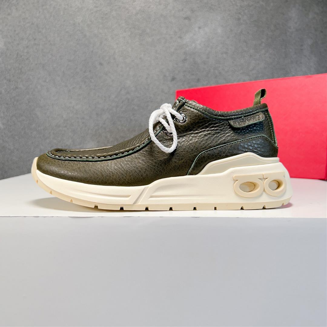 salvatore Ferragamo SpA 2023 mens new casual sneakers are fashionable sporty charmin