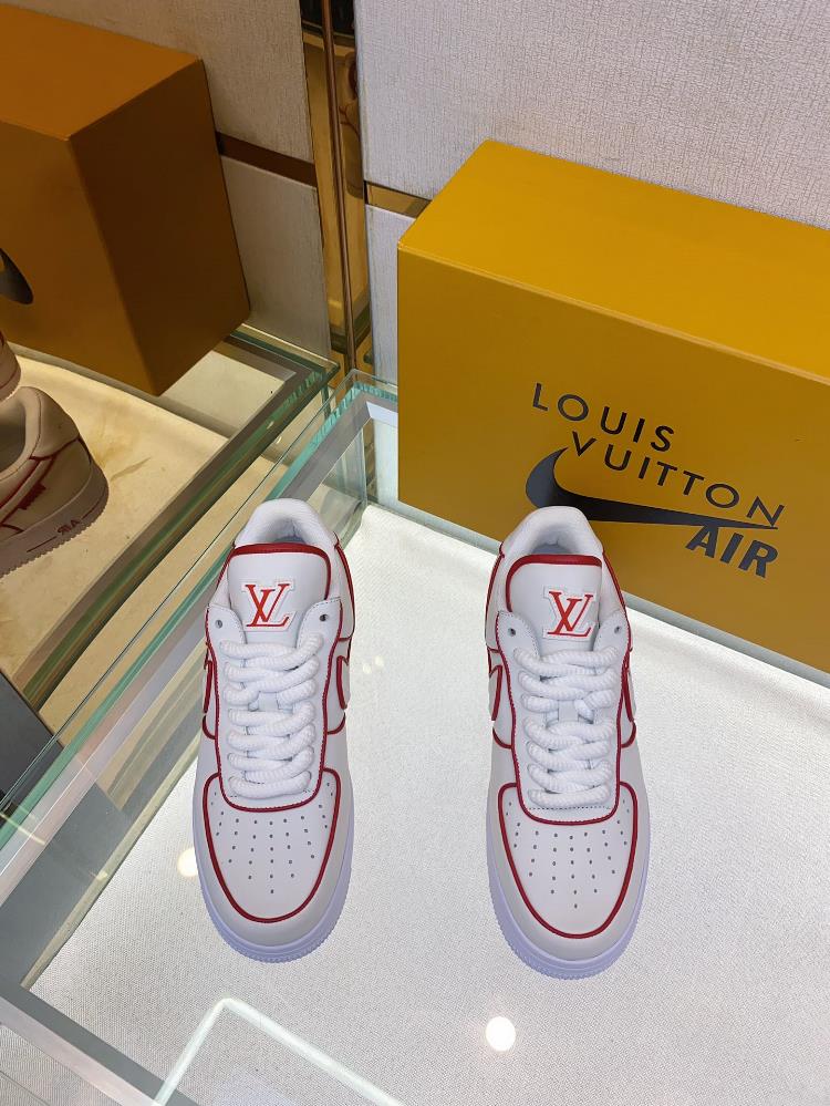 The Louis Vuitto x Nike Co branded Cool Couple casual sneaker features an unbeatable color