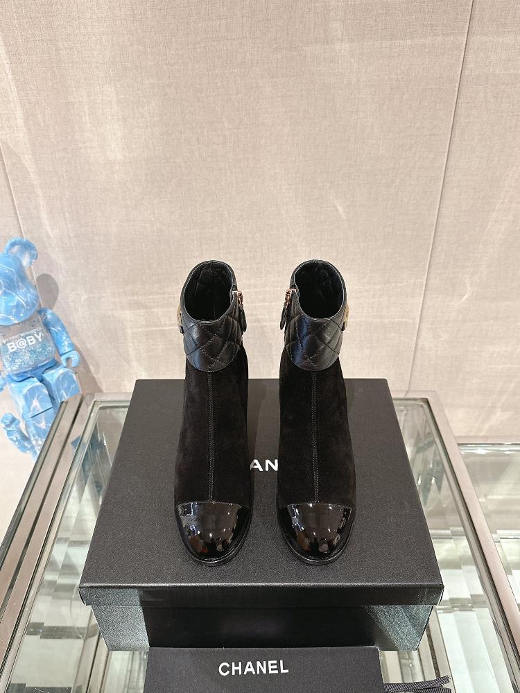 Chanel boots Thick Heel Short Boots