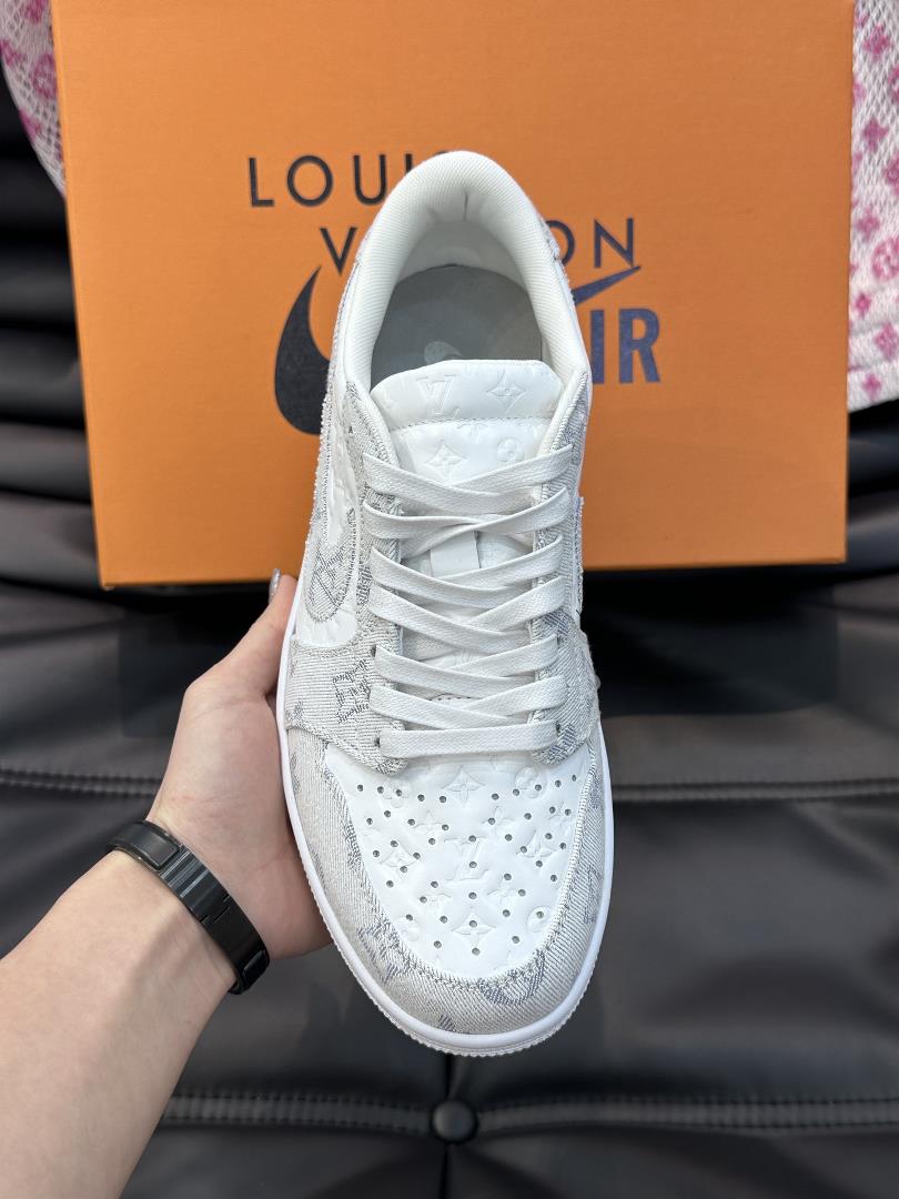 l v x Nike Joint Low top Casual Sports Shoes Carefully Made of The First Layer of Cowhi