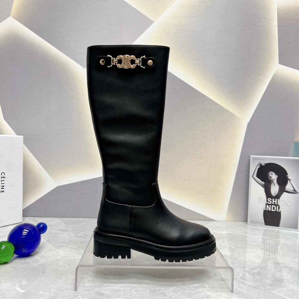 exclusive toplevel versionCELIN Sailings Latest Popular Martin Boot Collection for AutumnWinter 2023Matsuke Thick Bottom Zipper BootsLisas same s